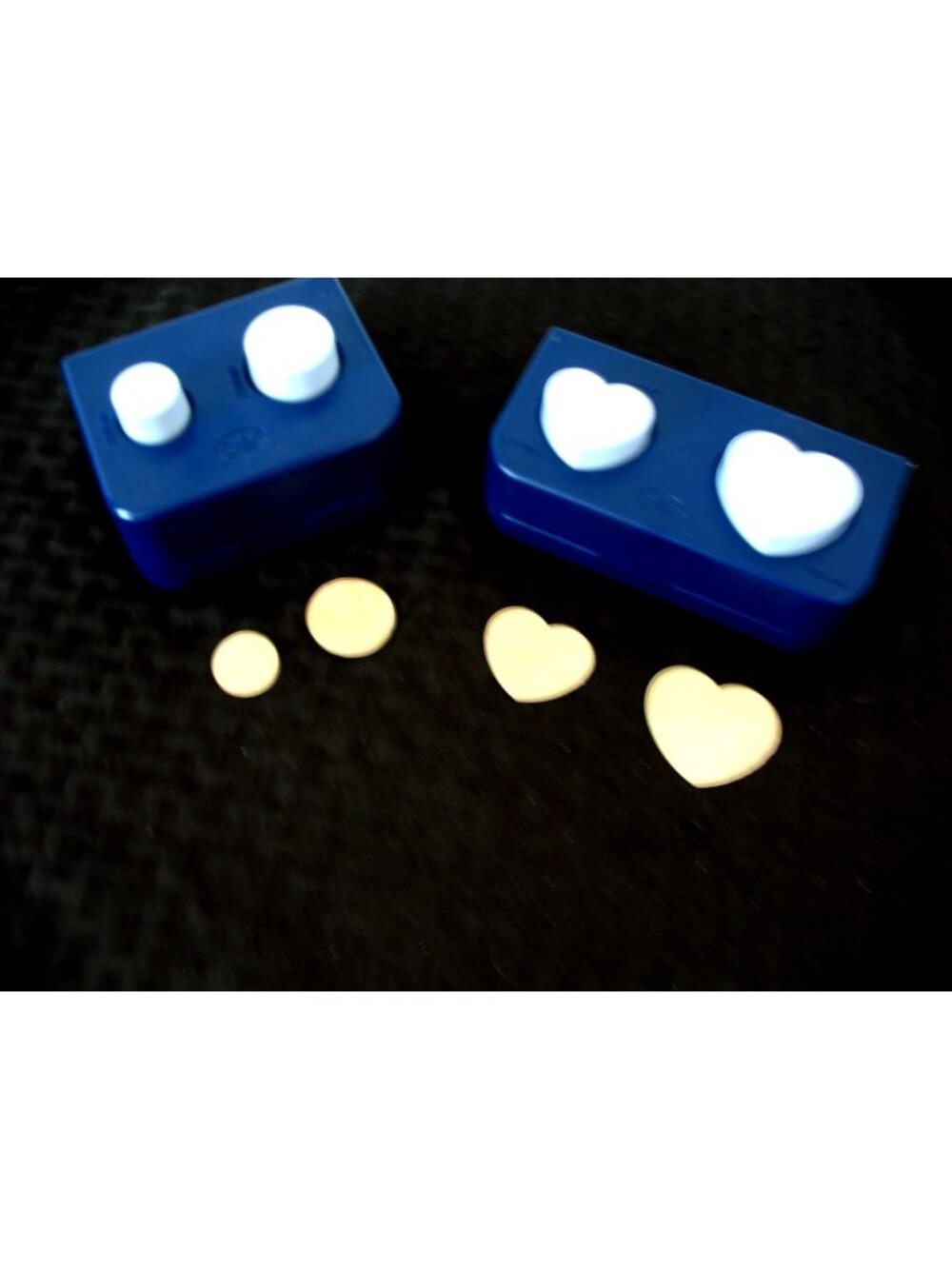 Creative Memories HEART Maker- 1 1/4 in & 1 1/2 inch -&Circle